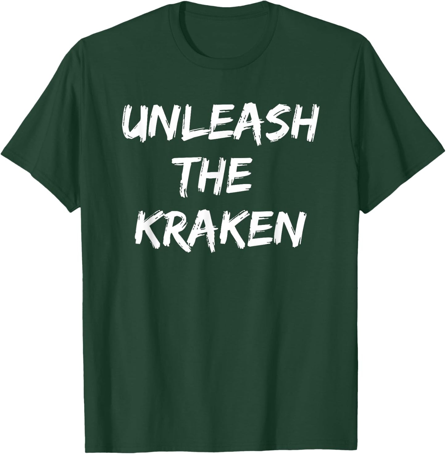 Cool Funny Unleash The Kraken Shirt Novelty Gift Men Women T-Shirt - T-Shirt | Forest