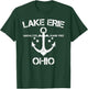 LAKE ERIE OHIO Funny Fishing Camping Summer Gift Men Women Kids T-Shirt - T-Shirt | Forest
