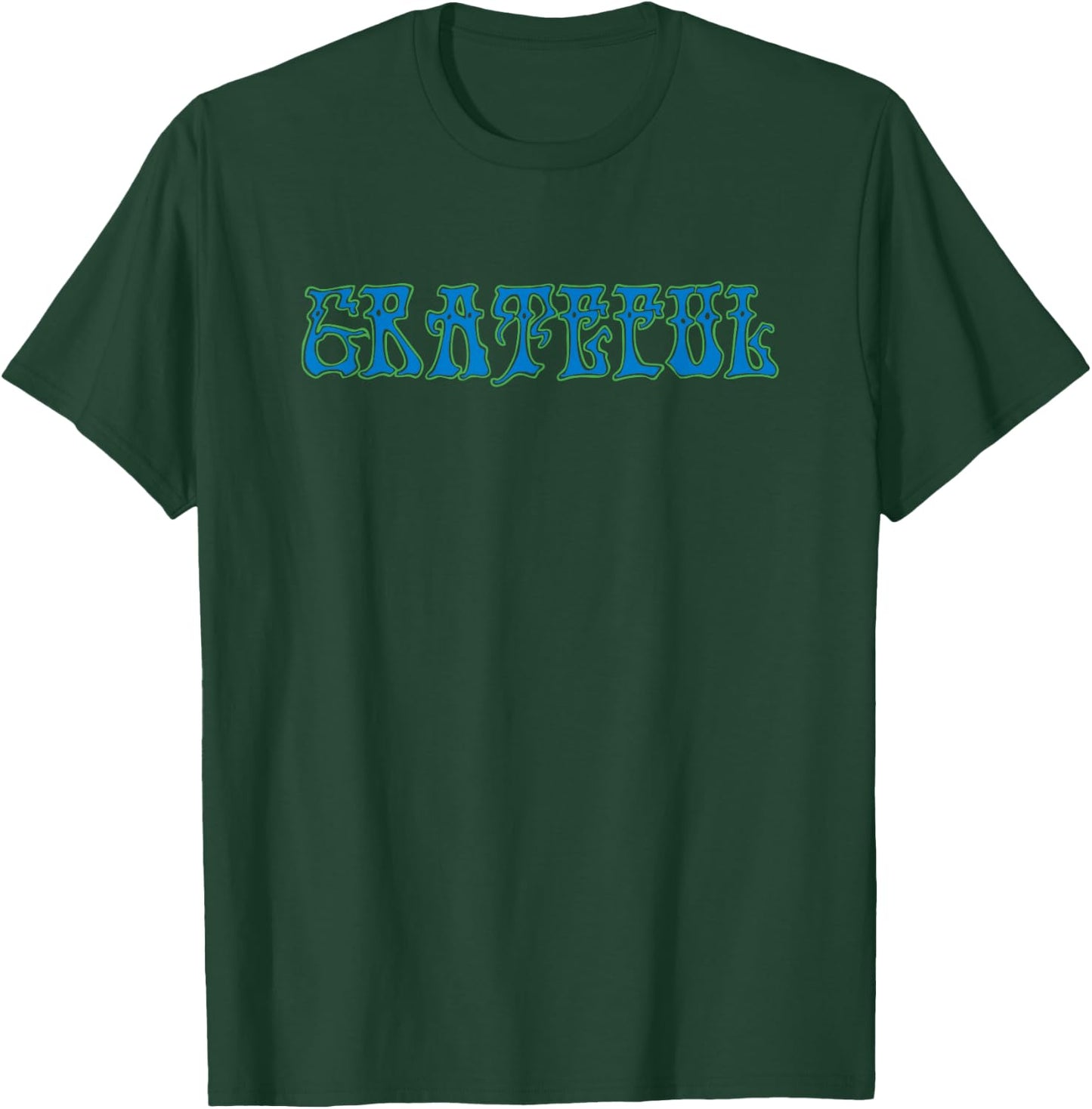 GRATEFUL l Vintage Retro Good Vibes Jam T-Shirt - T-Shirt | Forest