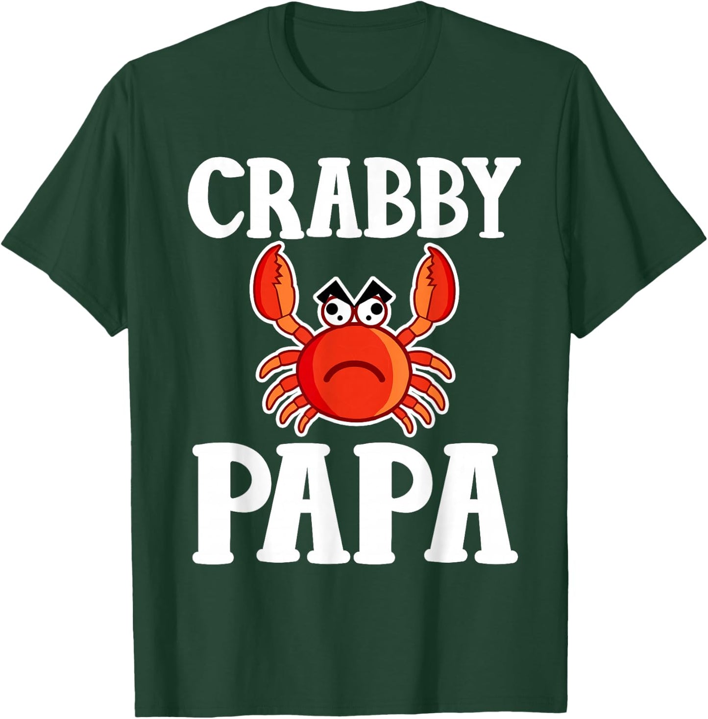 Cute Crabby Papa T-Shirt - T-Shirt | Forest