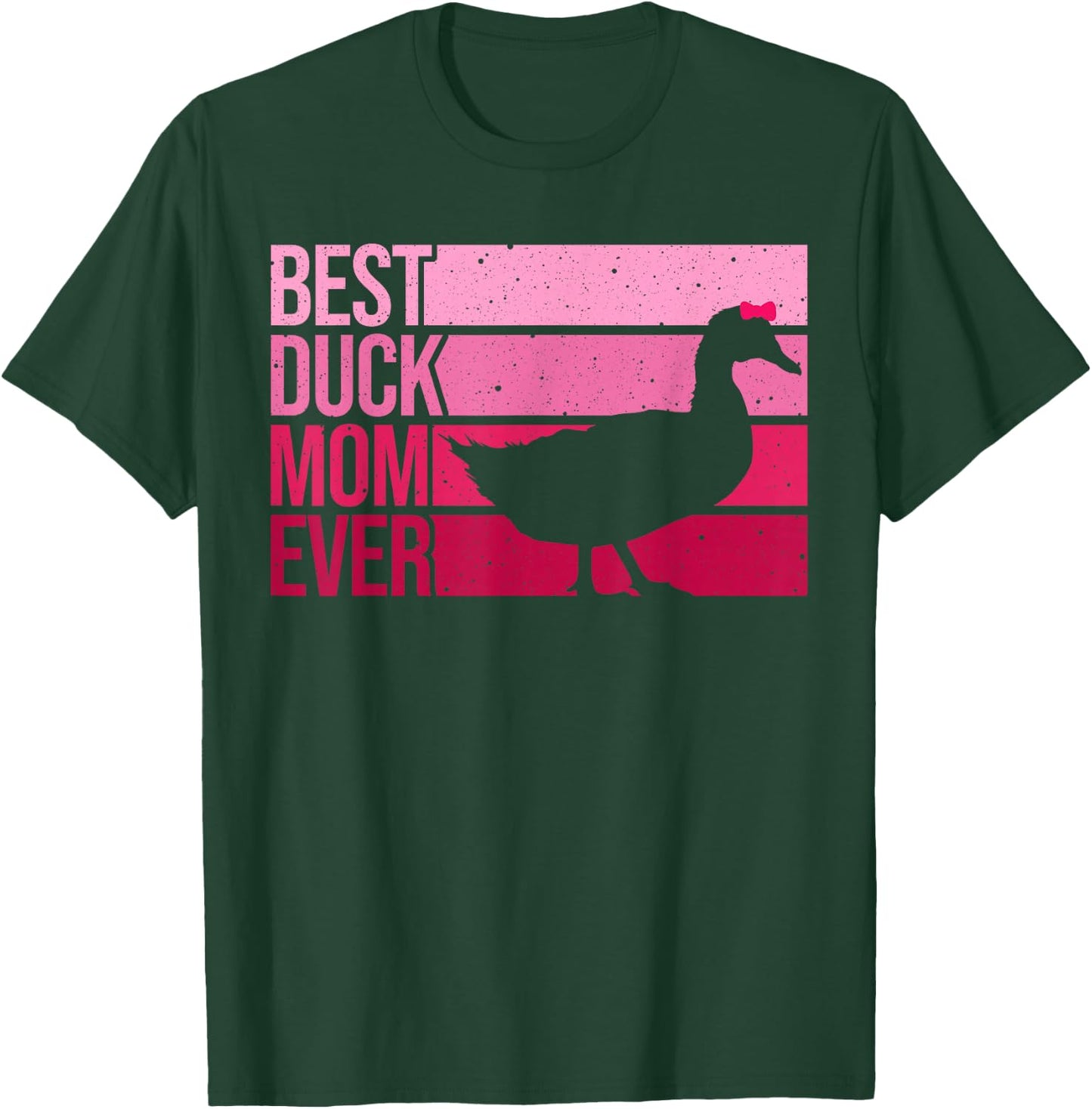Funny Duck Mom Art Girls Mother's Day Duck Lovers T-Shirt - T-Shirt | Forest