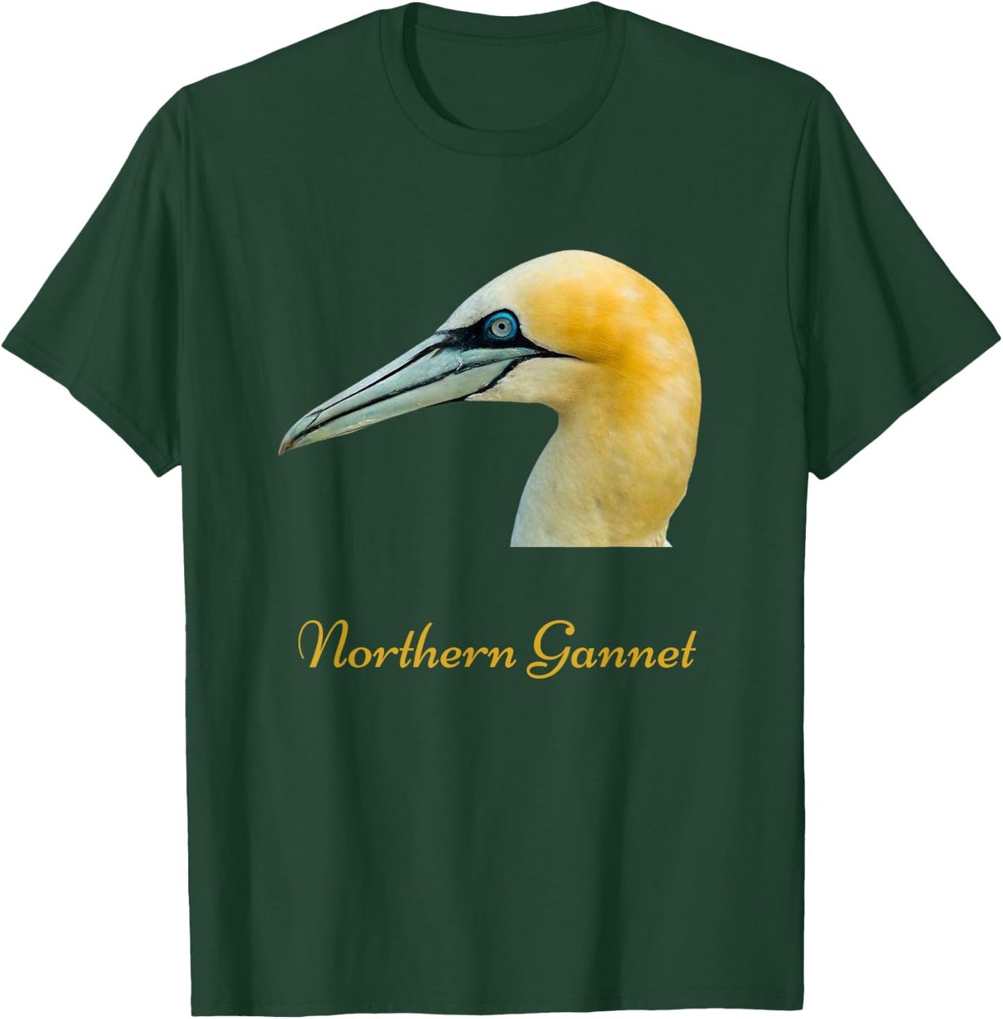 Northern Gannet Bird Ornithology T-Shirt - T-Shirt | Forest