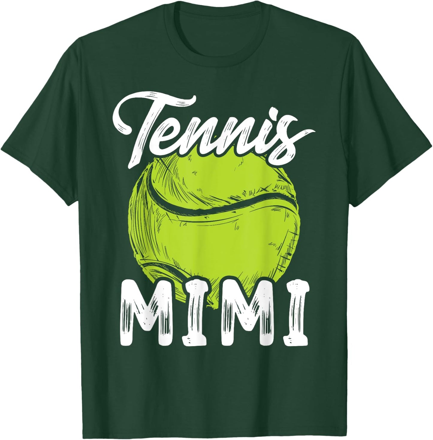Tennis Mimi Women Family Matching Set Tennis Ball Player T-Shirt - T-Shirt | Forest