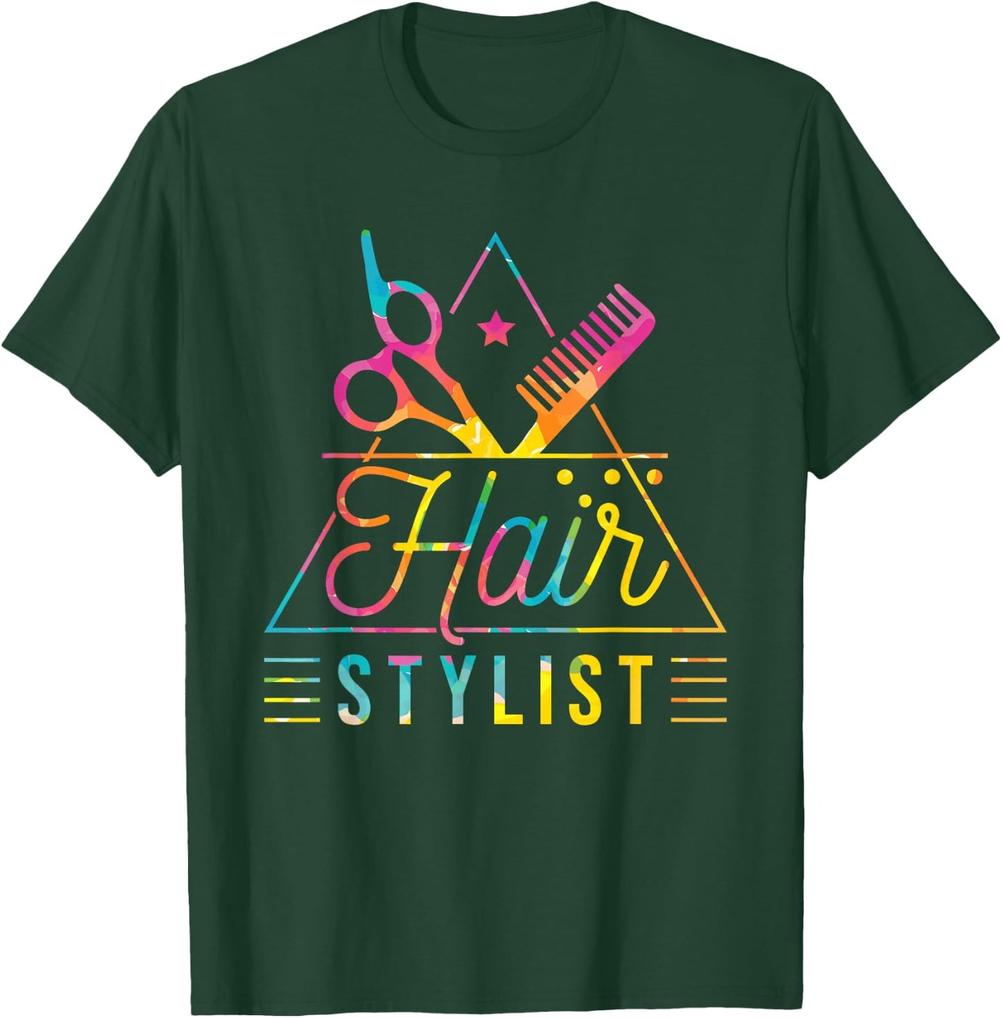 Hair Stylist, Hair Stylist and Hair Styling T-Shirt - T-Shirt | Forest