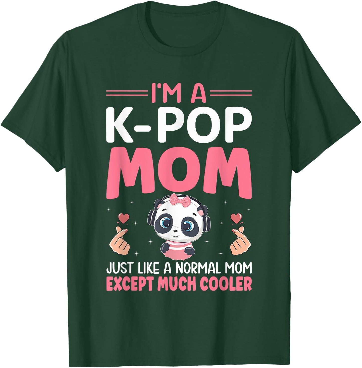 A K-Pop Mom Kawaii Anime Girl Boba Drinker T-Shirt - T-Shirt | Forest