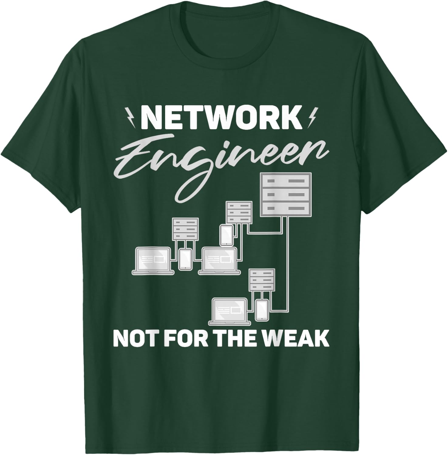 Network Engineer IT Tools Engineering Computer Technology T-Shirt - T-Shirt | Forest