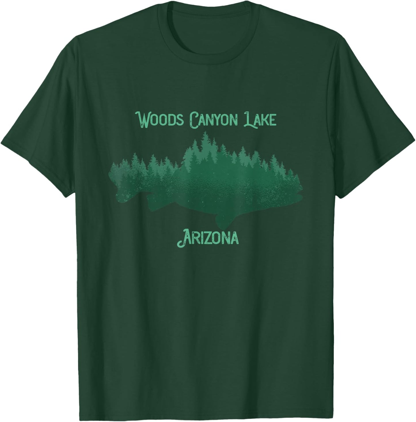Woods Canyon Lake Arizona Souvenir T-Shirt - T-Shirt | Forest