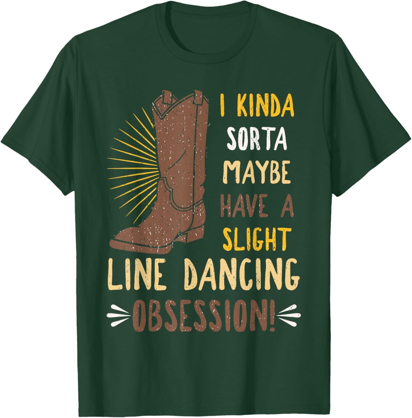Line Dancing Choreographed Group Dancer Dance Teacher Gift T-Shirt - T-Shirt | Forest