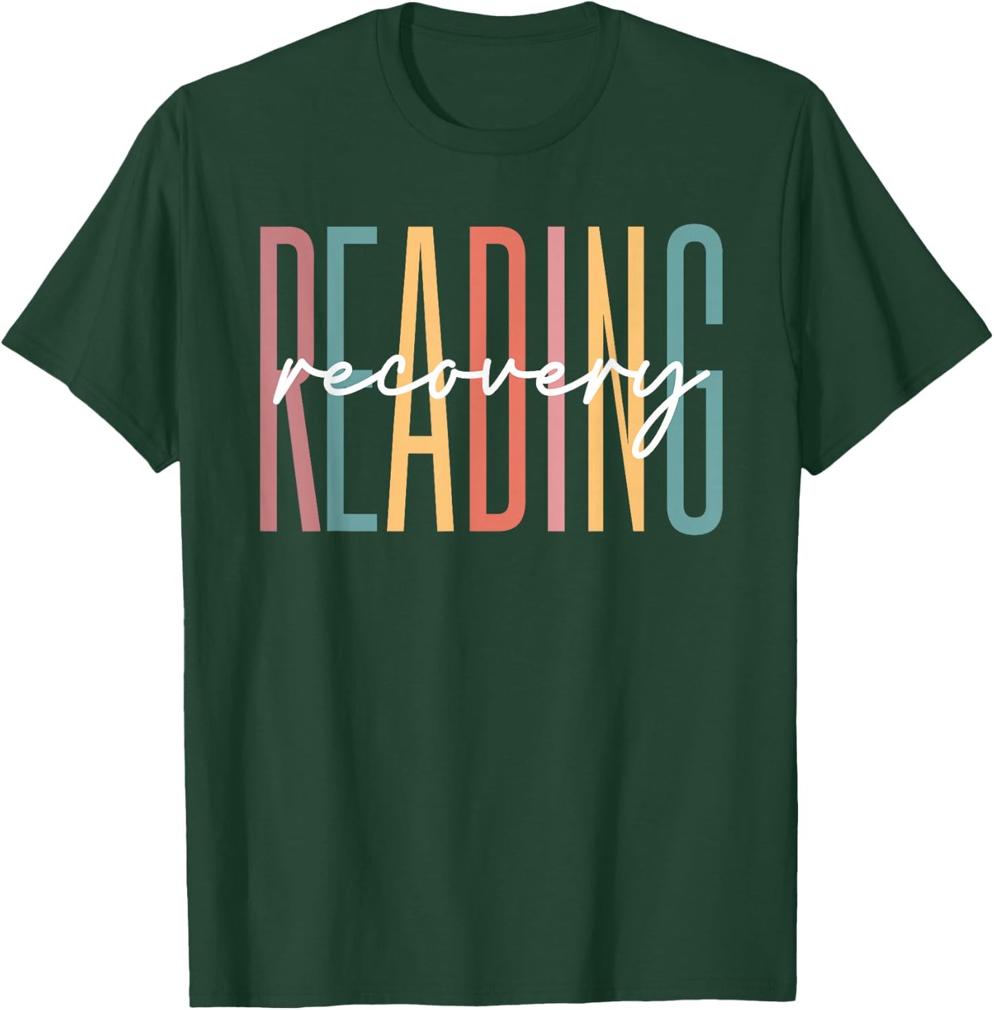 Reading Recovery Coach Teacher Literacy Reading Specialist T-Shirt - T-Shirt | Forest