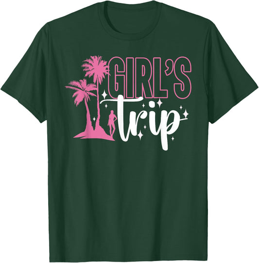 Girl's Trip Girl Cute Friends Girls Trip T-Shirt - T-Shirt | Forest
