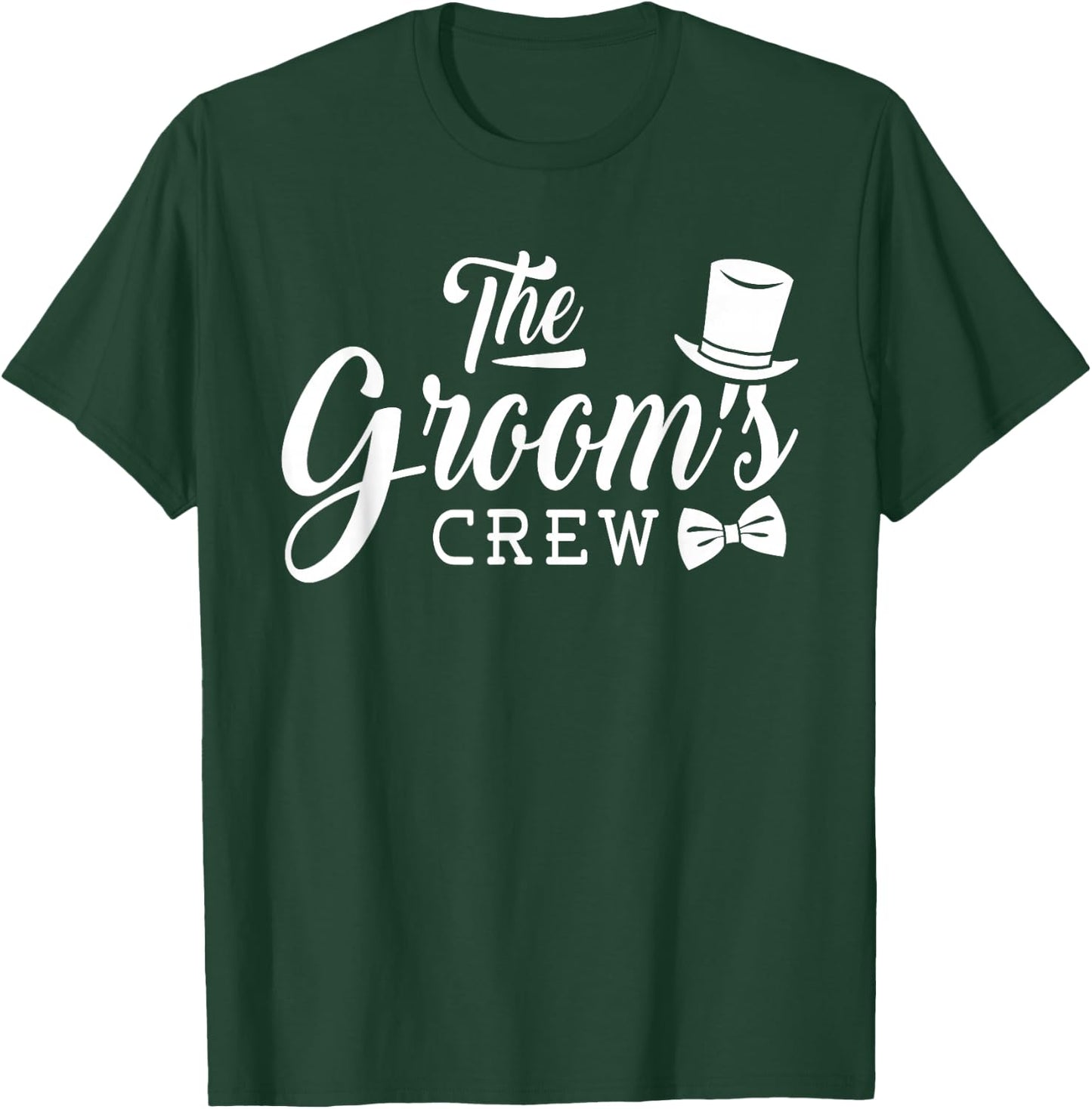 Groom's Crew - Bachelor Party Stag Groomsmen Getaway Wedding T-Shirt - T-Shirt | Forest