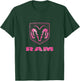RAM Trucks Logo Distressed T-Shirt - T-Shirt | Forest