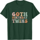 60th Birthday Twins 60 Years Old Twin Sibling Men Women Kids T-Shirt - T-Shirt | Forest