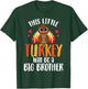 Big Brother Turkey Thanksgiving Pregnancy announcement T-Shirt - T-Shirt | Forest