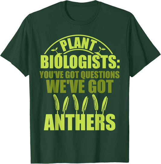 Botany Botanist Botanical Plant Biologists Plant Biology T-Shirt - T-Shirt | Forest