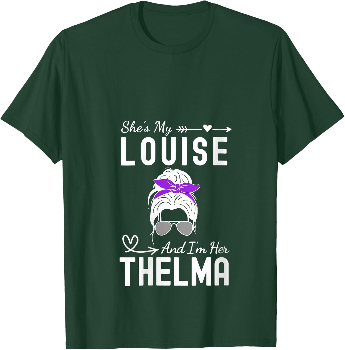 Every Thelma Needs A Louise Retro Women Best Friends V-Neck T-Shirt - T-Shirt | Forest