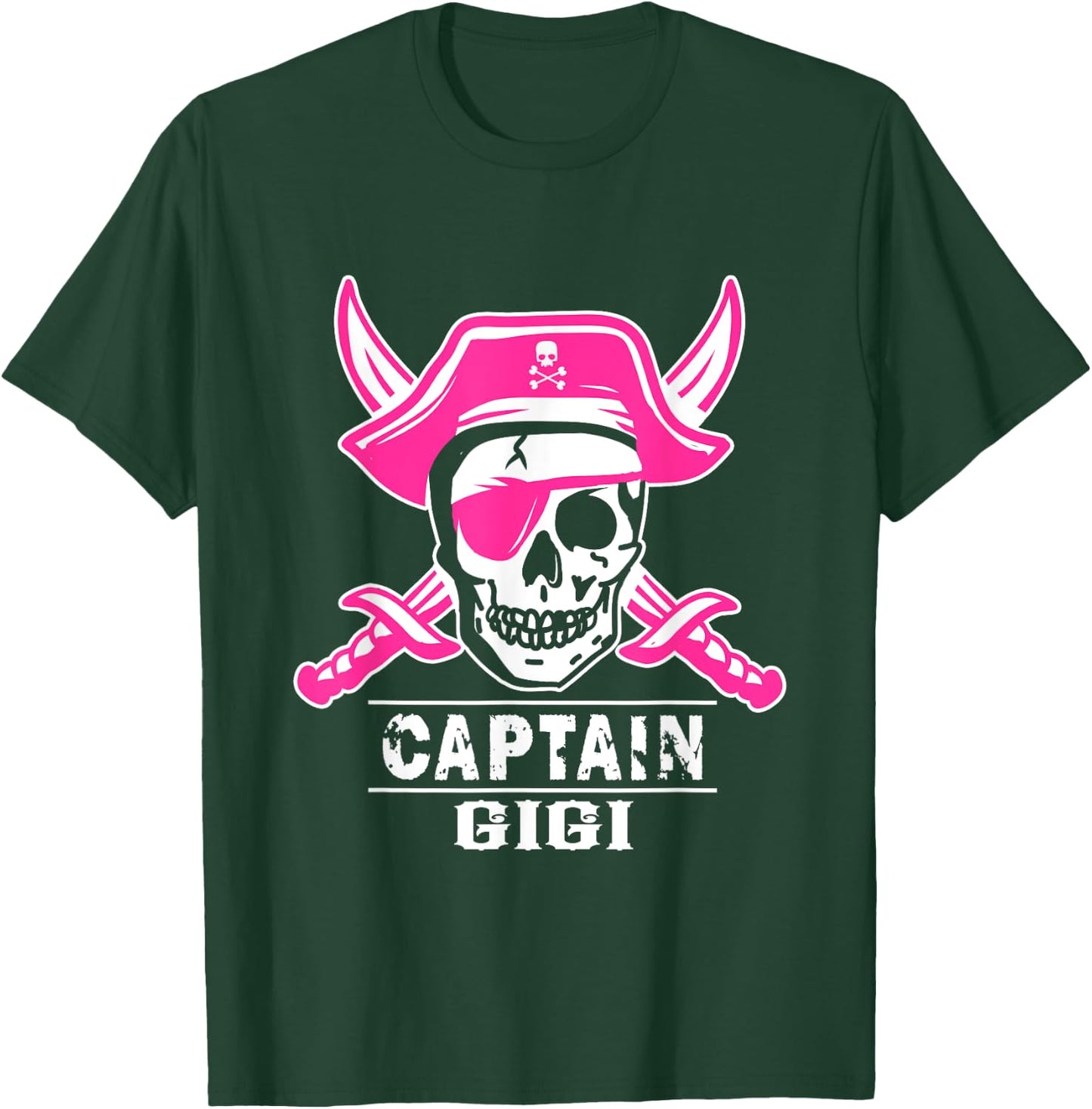 Captain Gigi shirt Pirate Halloween T-Shirt - T-Shirt | Forest