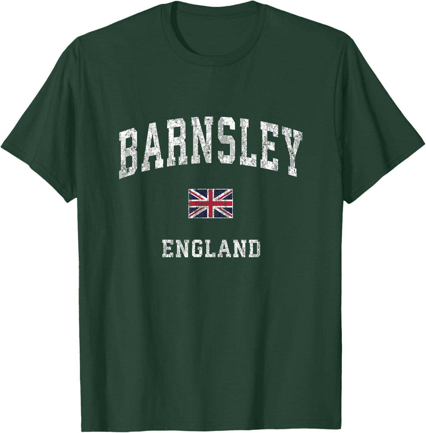 Barnsley England Vintage Athletic Sports Design T-Shirt - T-Shirt | Forest