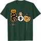 Halloween Boo Owl With Witch Hat Spiders Boys Girls Kids T-Shirt - T-Shirt | Forest