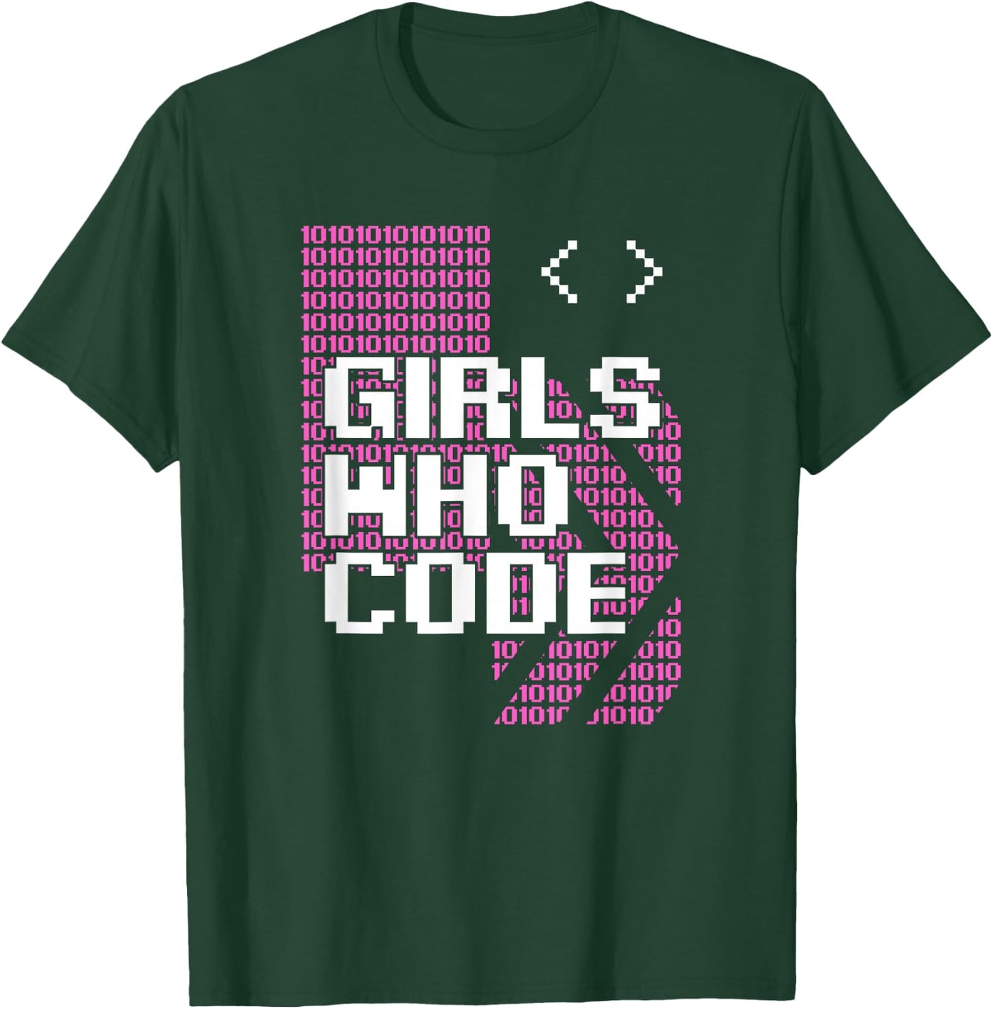 Girl Who Code Programmer Coder T-Shirt - T-Shirt | Forest