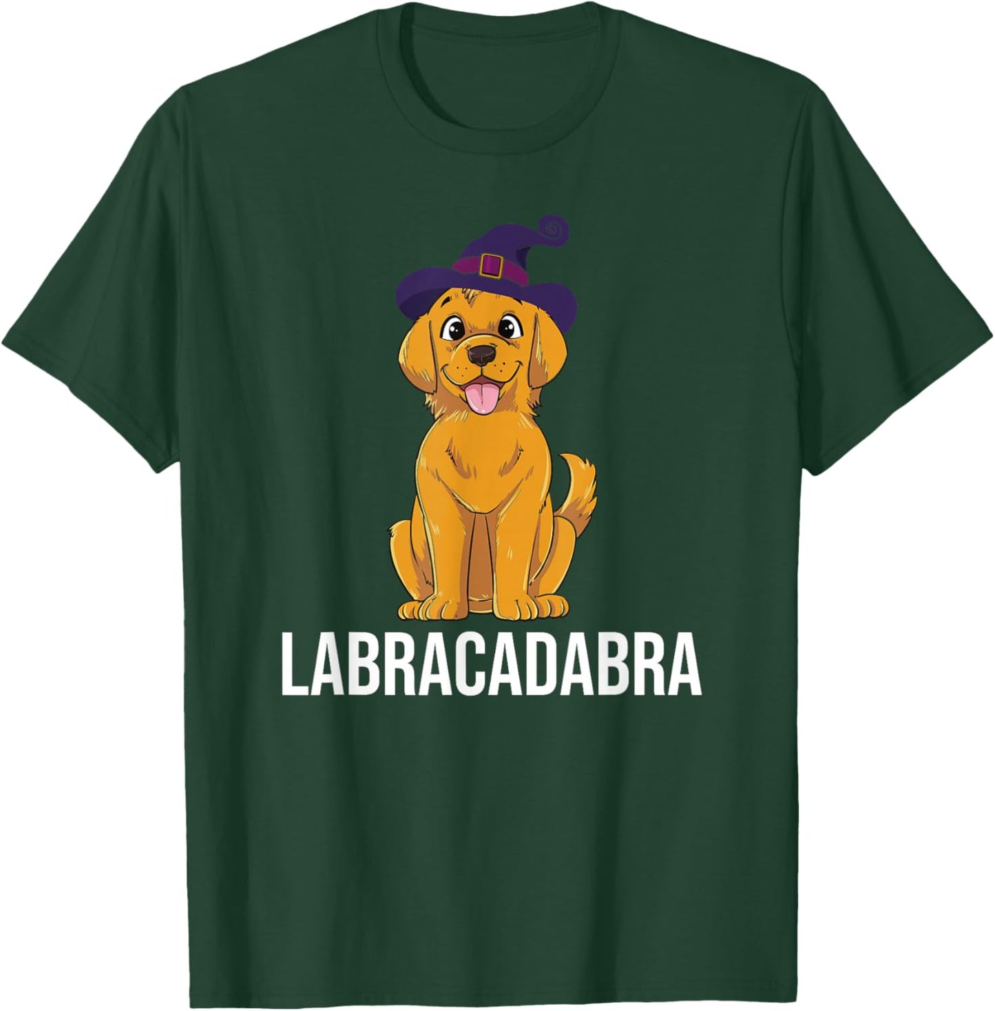 Labracadabra Dog Labrador Golden Retriever T-Shirt - T-Shirt | Forest