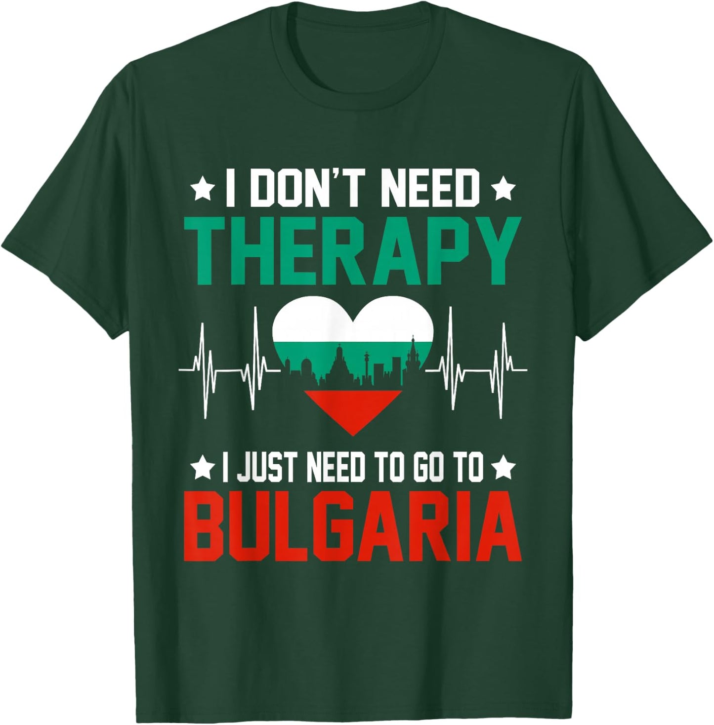Funny Bulgaria Flag Roots Bulgaria Bulgarian T-Shirt - T-Shirt | Forest