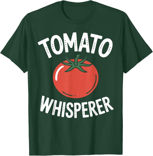 Funny Tomato Whisperer Gardener T-Shirt - T-Shirt | Forest