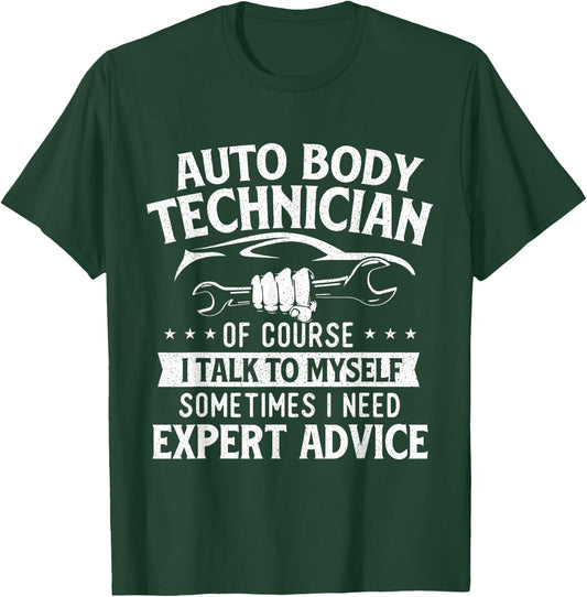 Auto Body Technician - Automotive Finisher Car Customizer T-Shirt - T-Shirt | Forest