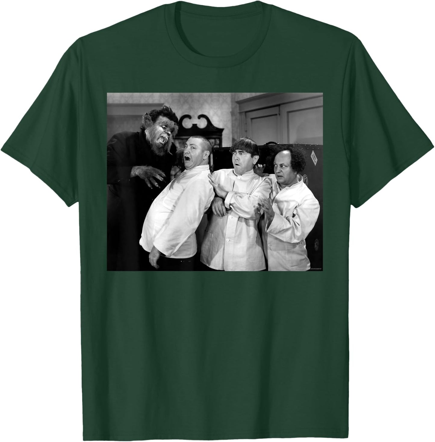 The Three Stooges – Idle Roomers Wolf Man T-Shirt - T-Shirt | Forest