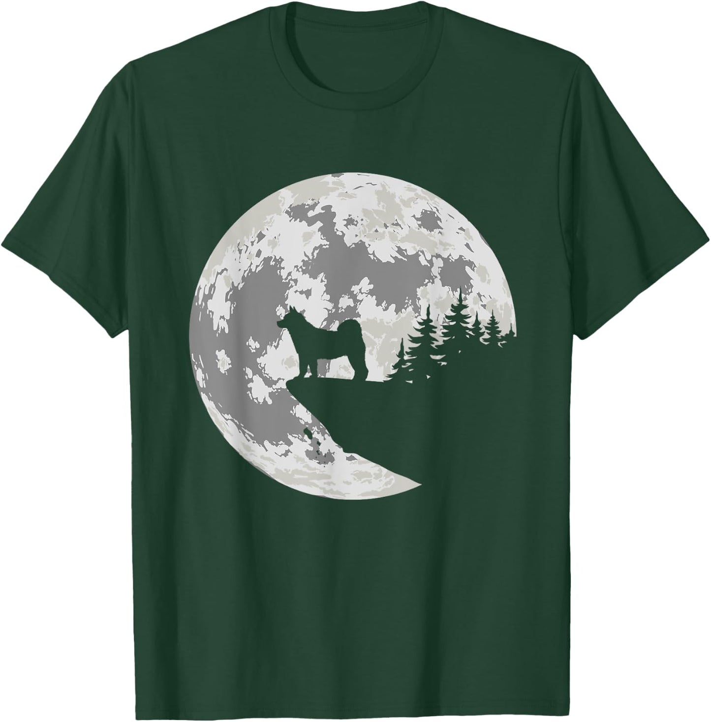 AKITA Dog Halloween Design Apparel Women Kids T-Shirt - T-Shirt | Forest