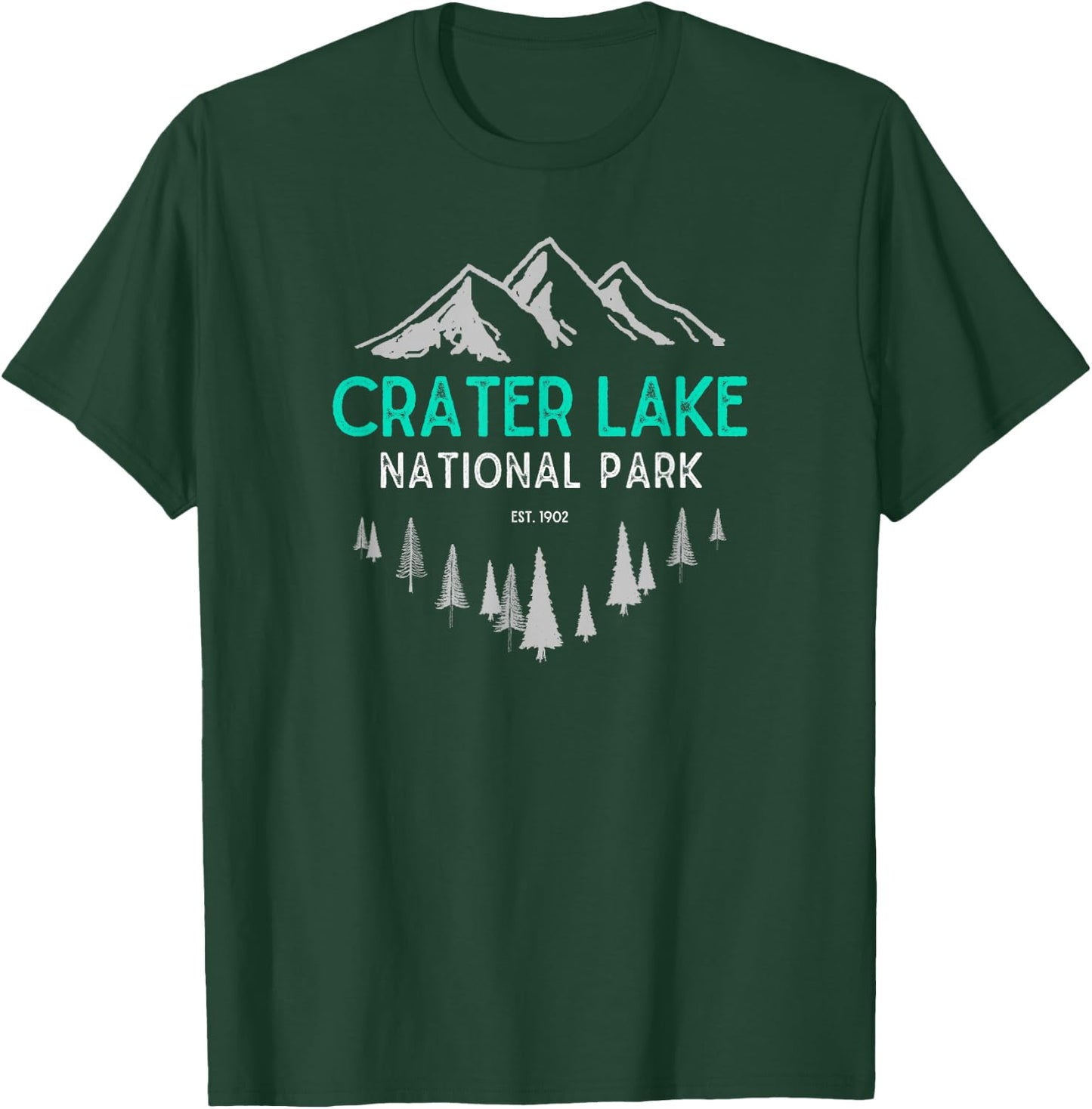 Crater Lake Vintage National Park Est 1902 T-Shirt - T-Shirt | Forest