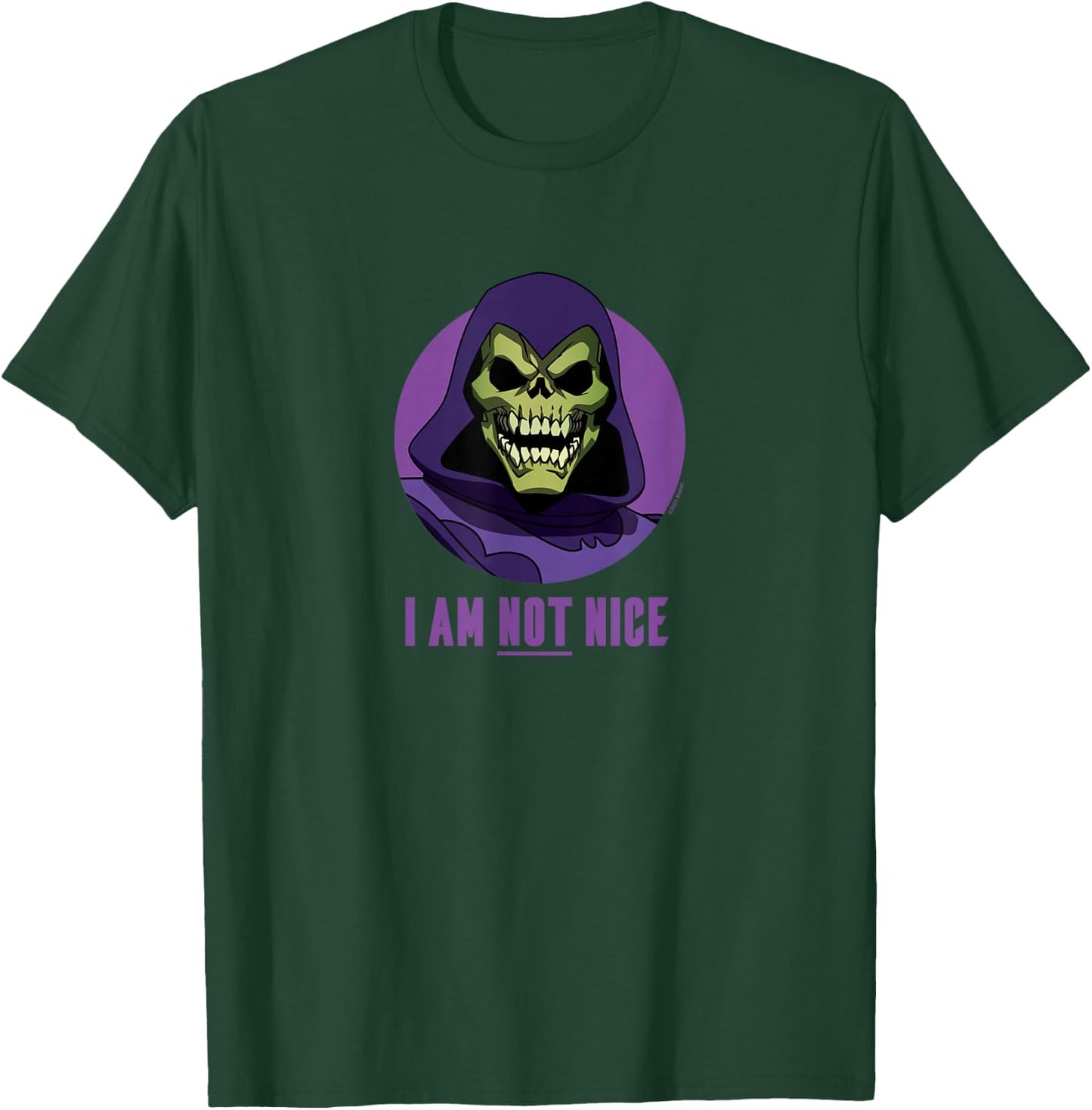 Masters of The Universe - I Am Not Nice Skeletor T-Shirt - T-Shirt | Forest