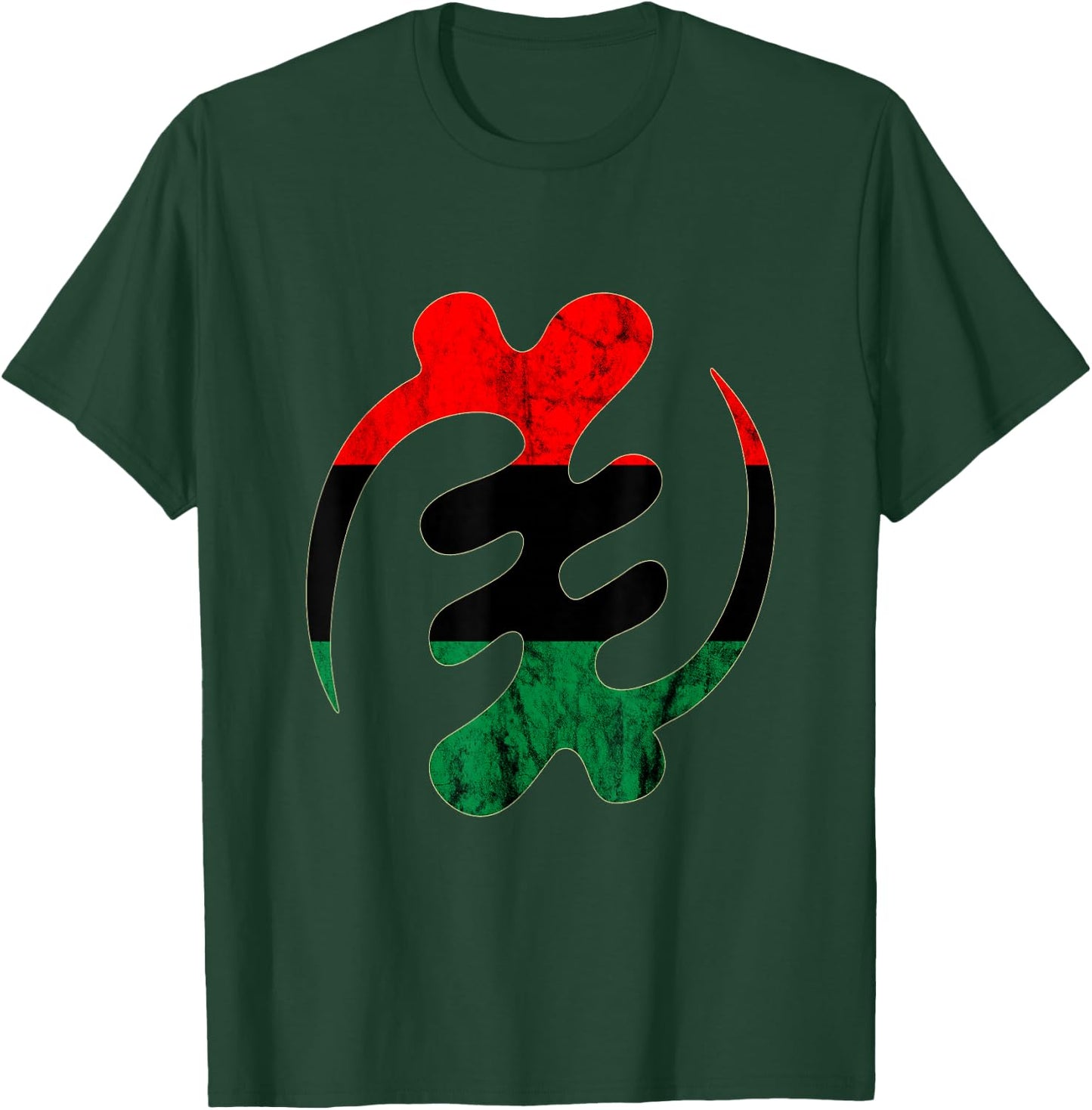 Gye Nyame Adinkra Pan-Africanism Pan African Adinkra T-Shirt - T-Shirt | Forest