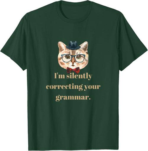 I'm silently correcting your grammar.