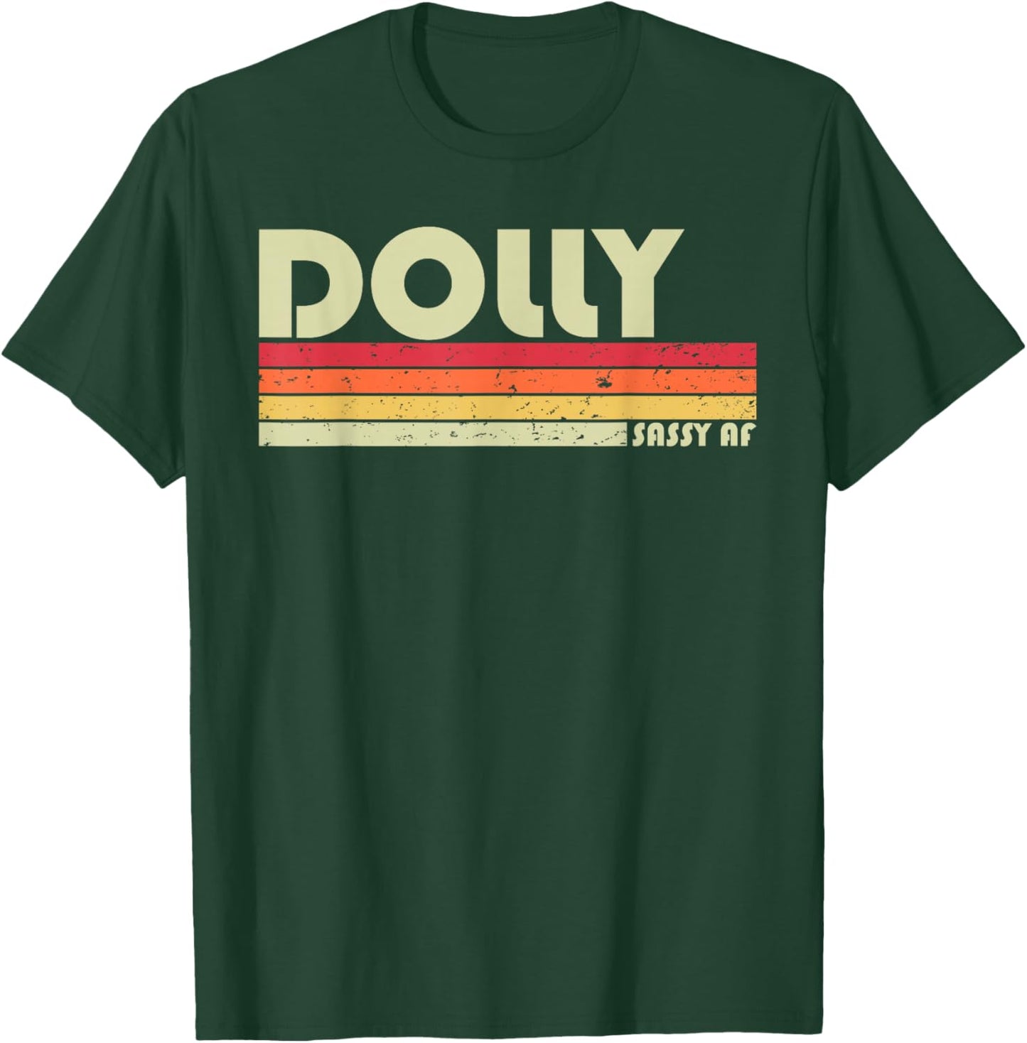 Dolly Gift Name Personalized Retro Vintage 80s 90s Birthday T-Shirt - T-Shirt | Forest