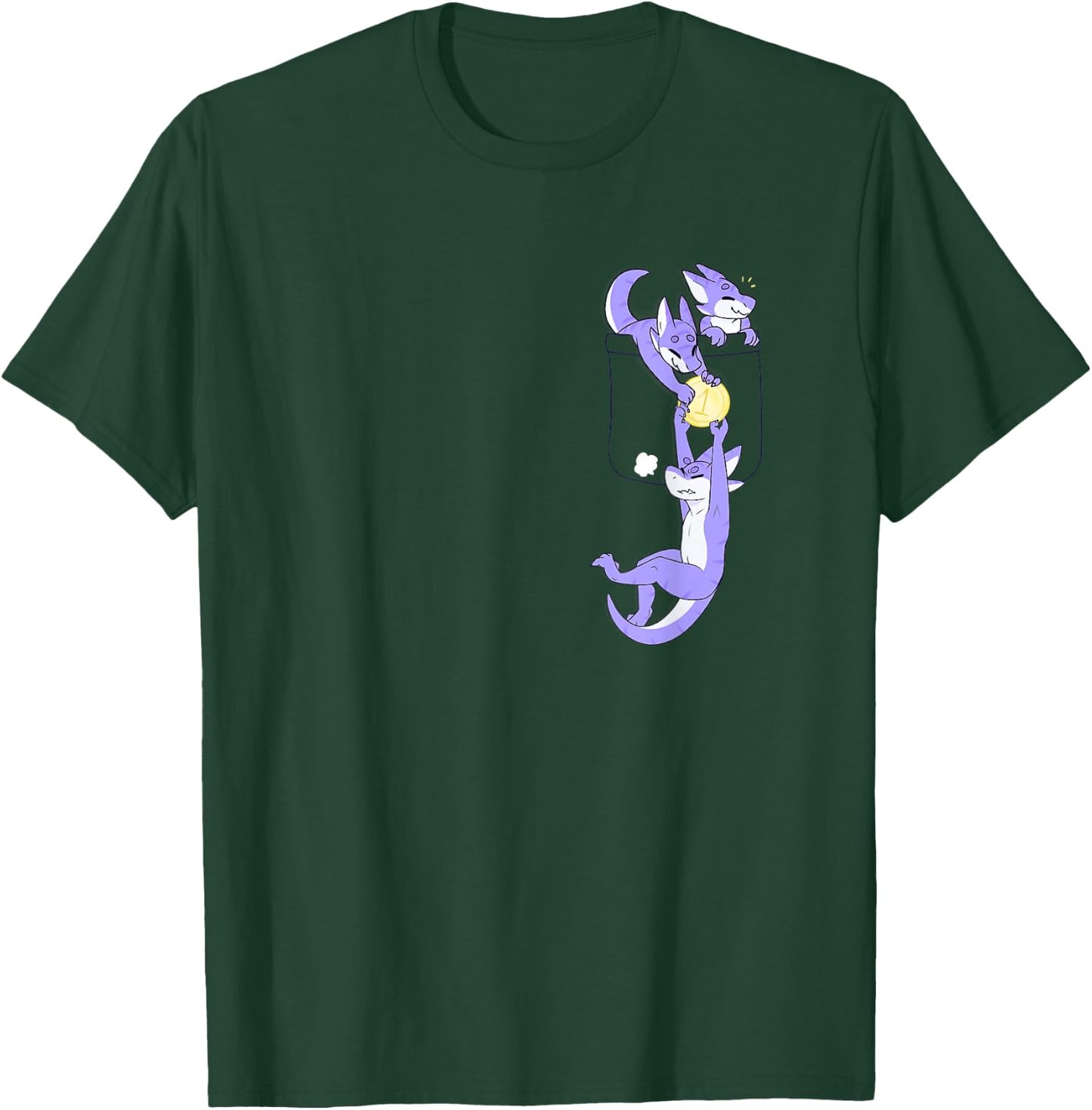 Pocket Goblins (Purple) T-Shirt - T-Shirt | Forest