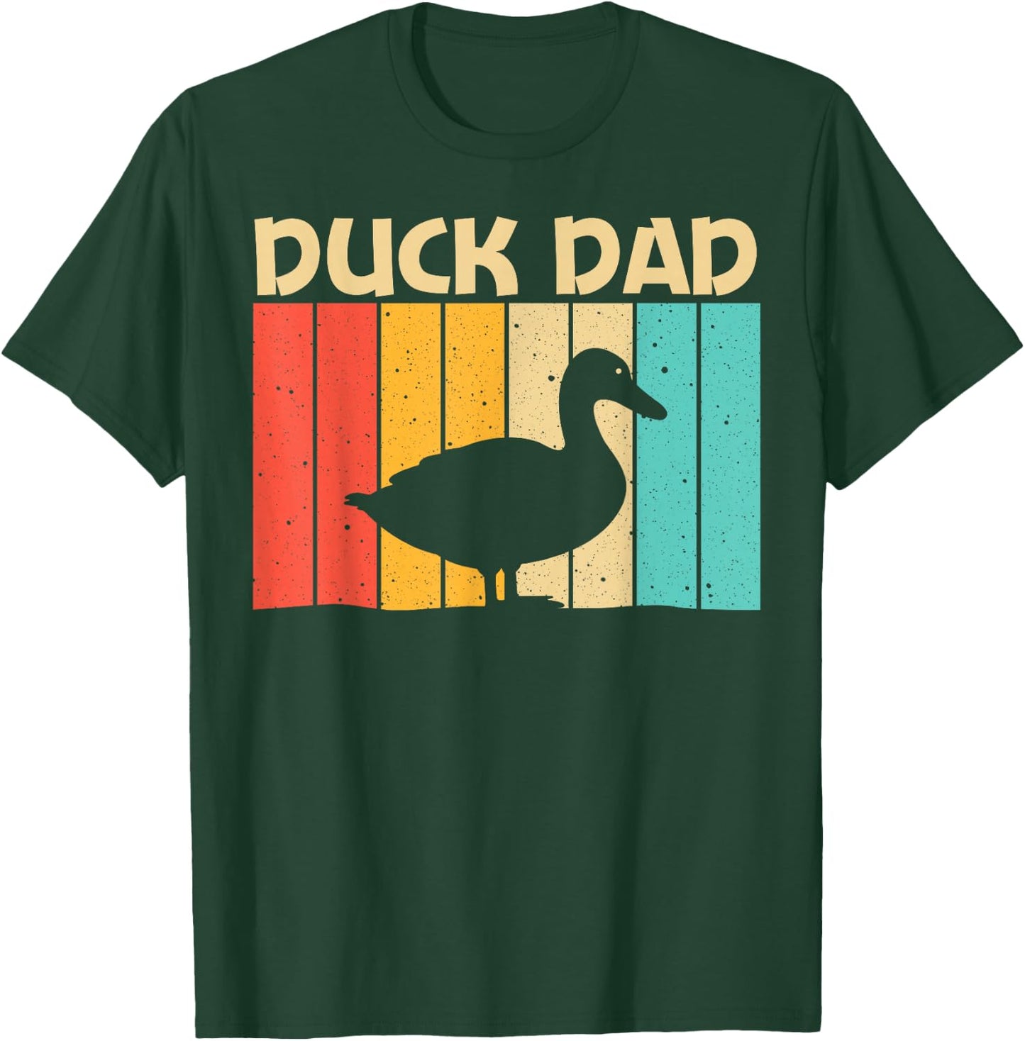 Funny Duck Design For Dad Father Duck Farmer Hunting Lovers T-Shirt - T-Shirt | Forest