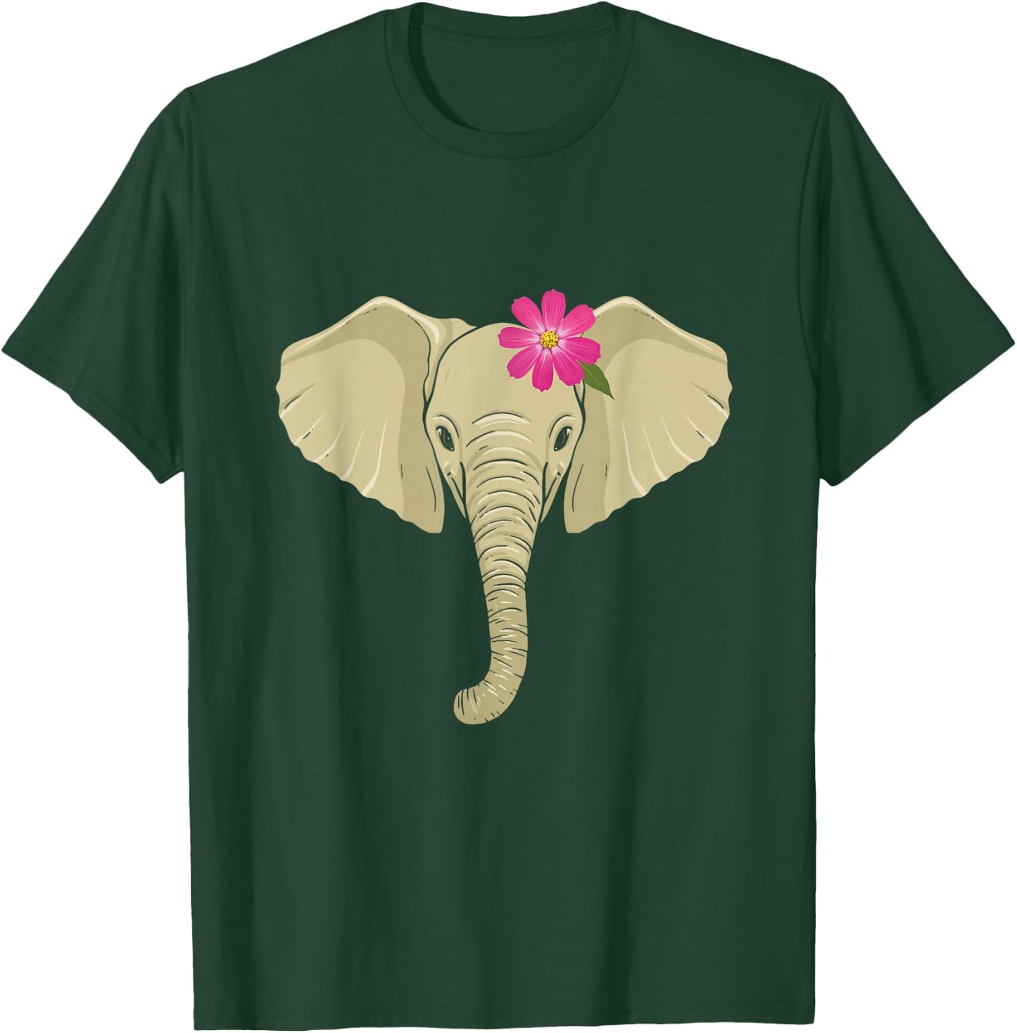Elephant Gift Girlfriend Women Men Elephants Elefant T-Shirt - T-Shirt | Forest