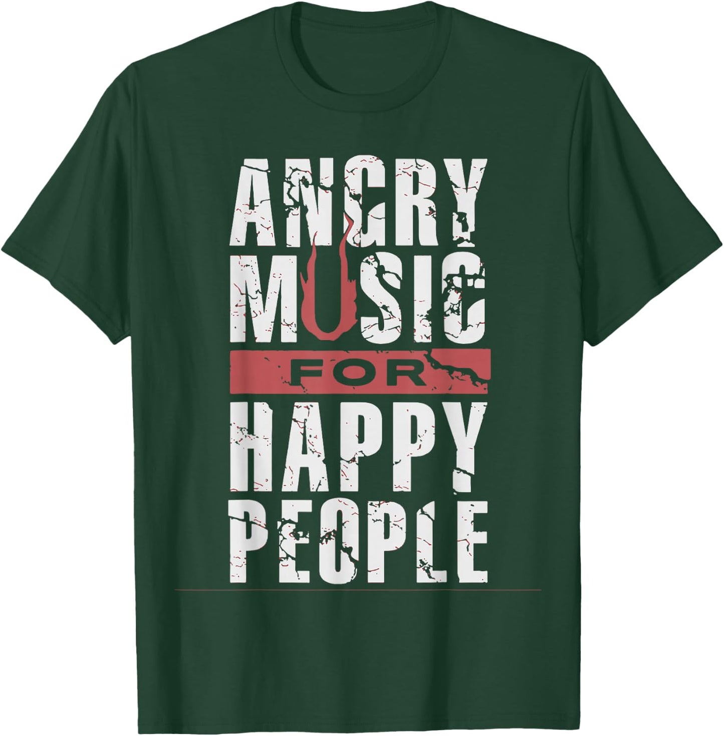 Angry Music for Happy People T-Shirt - T-Shirt | Forest