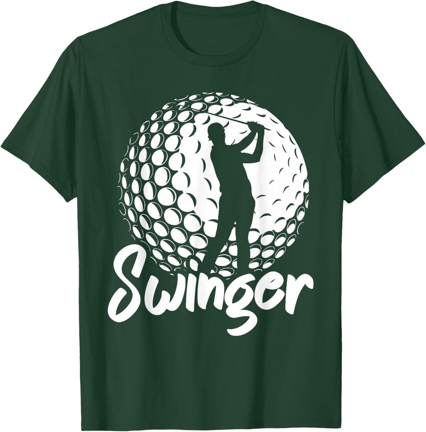 Swinger Golfer Golf T-Shirt - T-Shirt | Forest