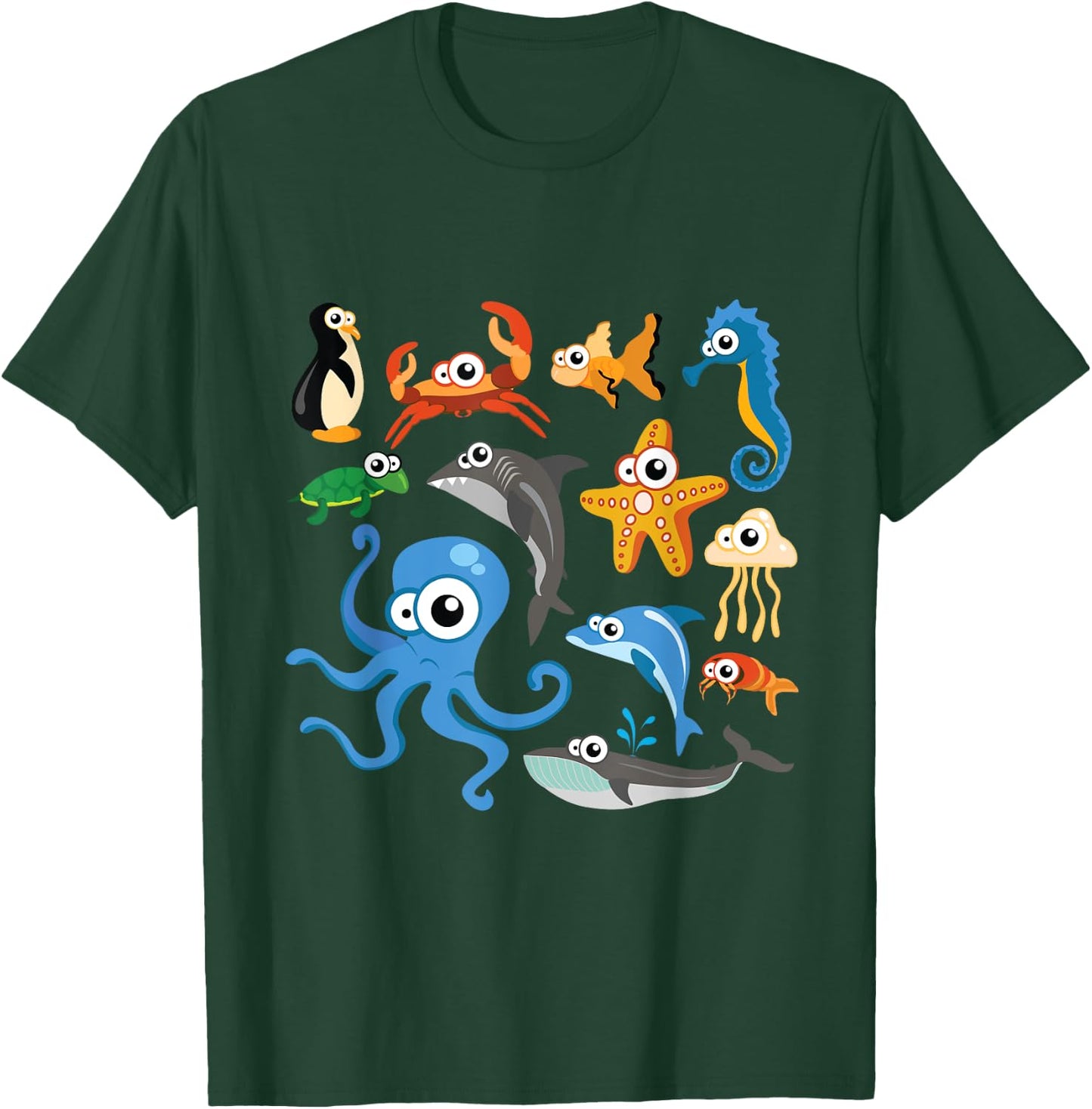 Sea animal shirt for kids, Sea animal costume , men T-Shirt - T-Shirt | Forest