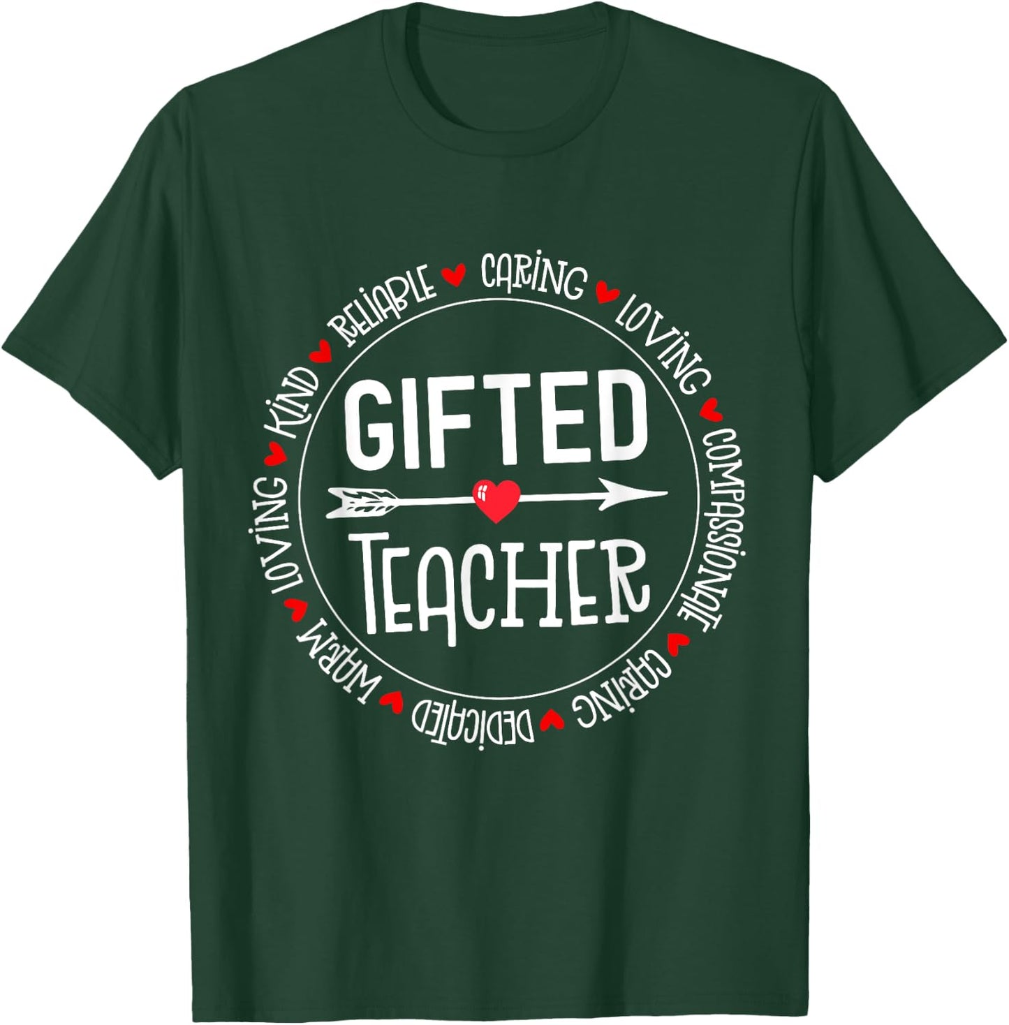 Matching Gifted Teacher Squad Education Talented School Team Women Girls Kids T-Shirt - T-Shirt | Forest