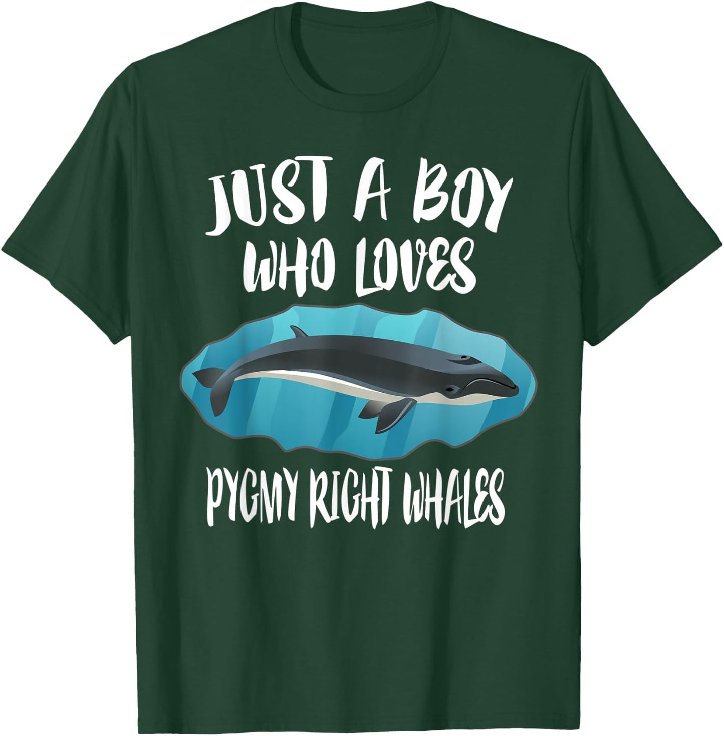 Just A Boy Who Loves Pygmy Right Whales T-Shirt - T-Shirt | Forest
