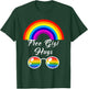 Free Gigi Hugs LGBT Ally Rainbow Sunglasses Gay Pride Month T-Shirt - T-Shirt | Forest