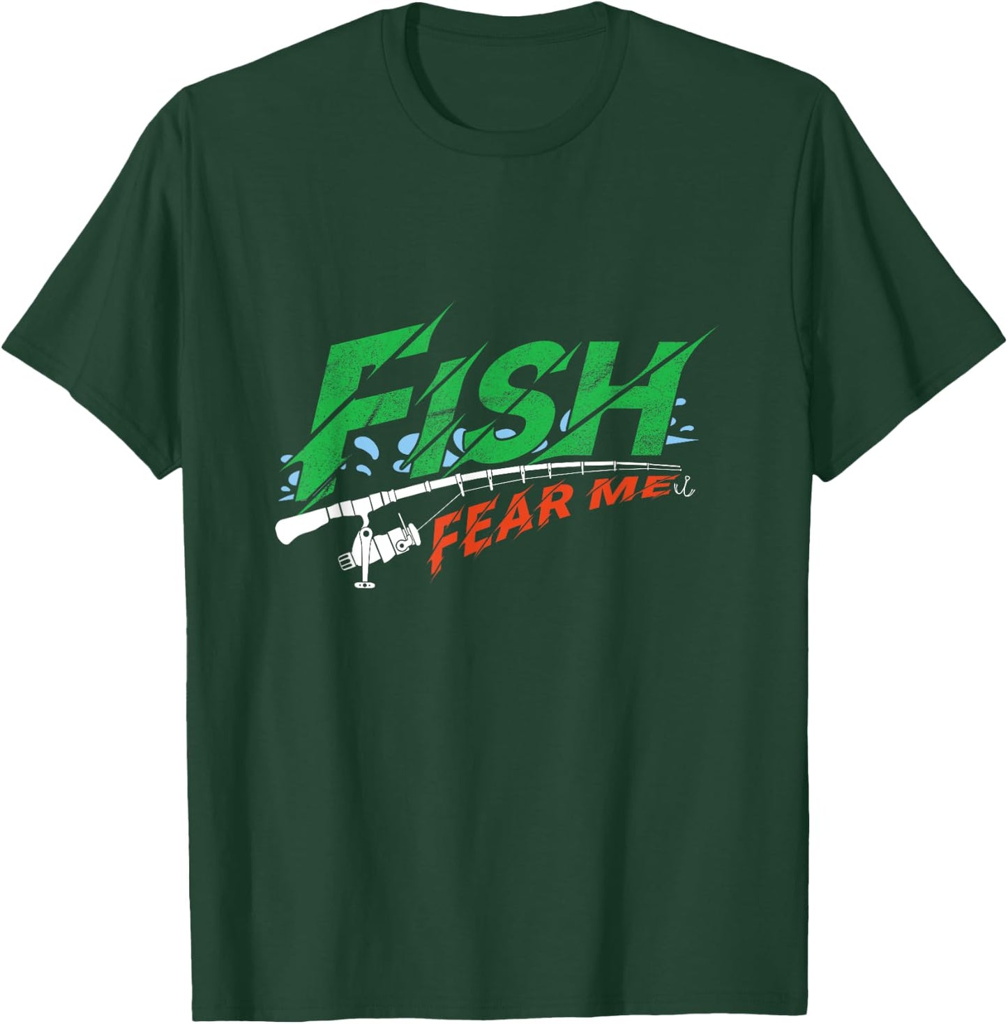 Fisherman Fishing Fishing Fish Fishing Rod Lake Gift T-Shirt - T-Shirt | Forest