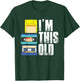 I'm This Old Retro Vintage Cassette Tape Floppy Disk & VHS T-Shirt - T-Shirt | Forest