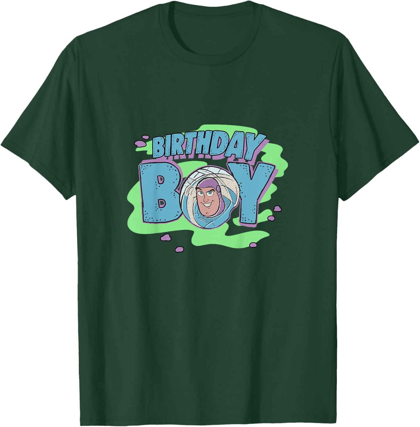 Kids Disney Pixar Toy Story Birthday Boy Buzz Lightyear Youth T-Shirt - T-Shirt | Forest