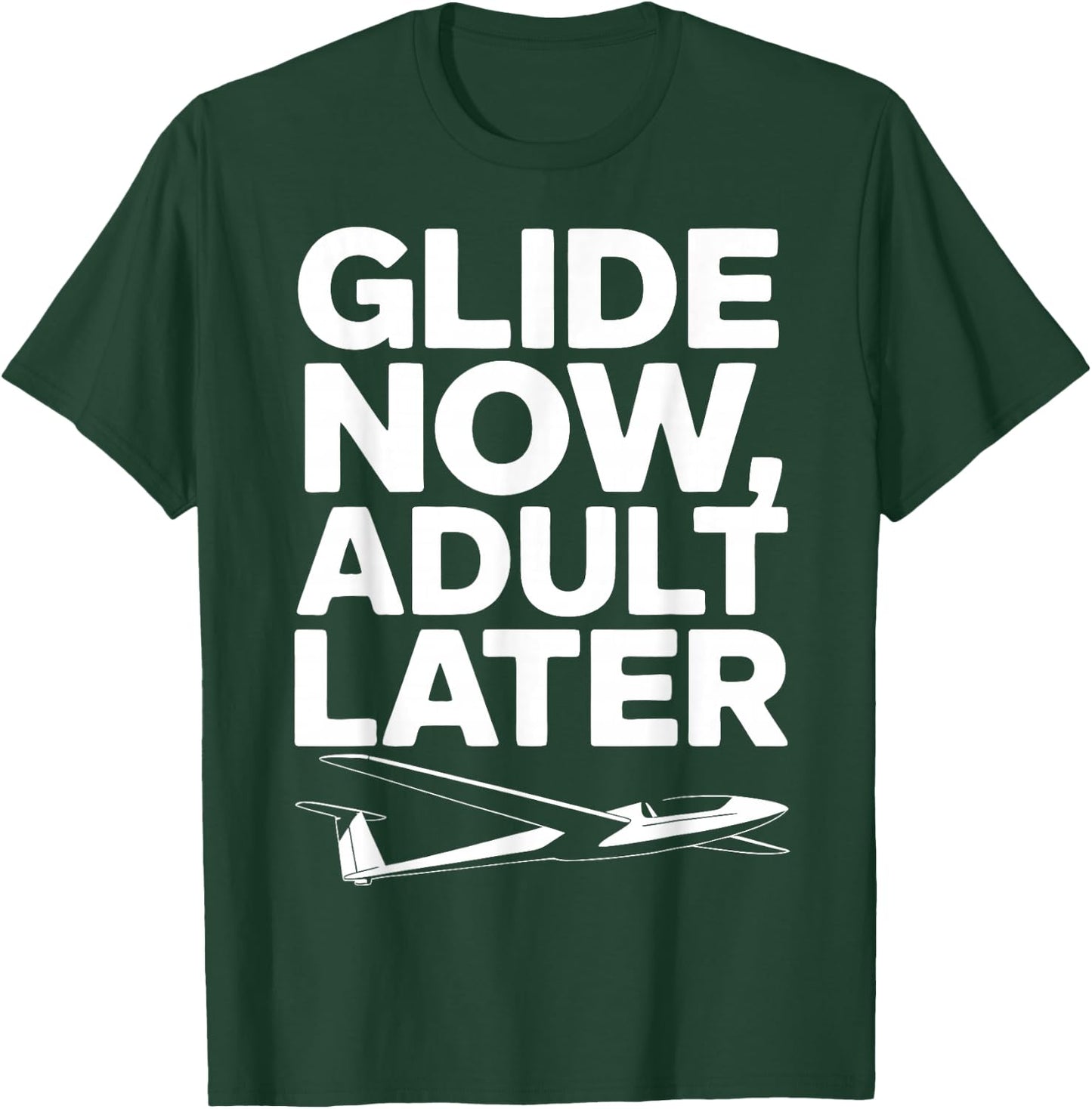 Glider Sailplane Pilot Sailplane Flights T-Shirt - T-Shirt | Forest