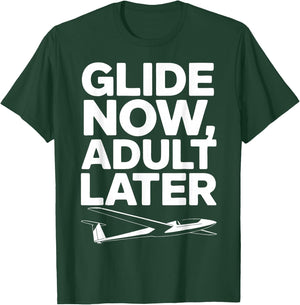 Glider Sailplane Pilot Sailplane Flights T-Shirt - T-Shirt | Forest