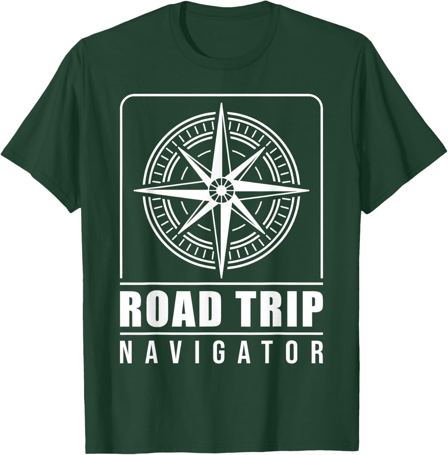 Traveler Vacation Road Trip Navigator Map T-Shirt - T-Shirt | Forest